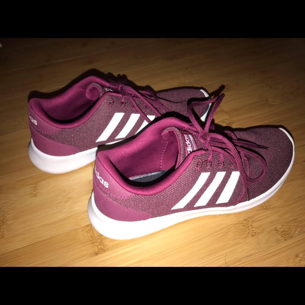 ADIDAS Cloudfoam Sneakers - Maroon & White